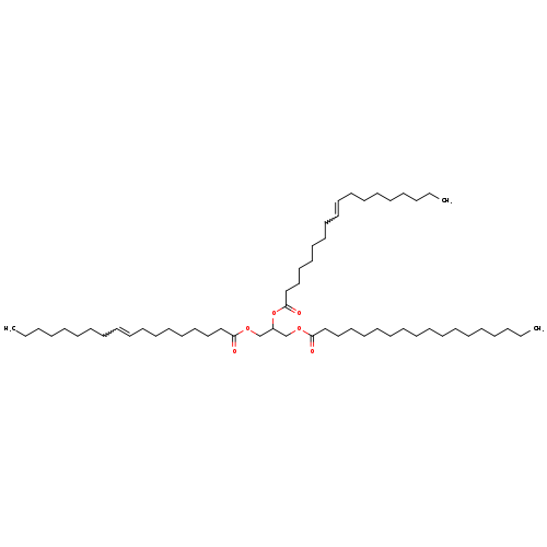9-Octadecenoic acid (9Z)-, 1,1'-[1-[[(1-oxooctadecyl)oxy]methyl]-1,2-ethanediyl] ester