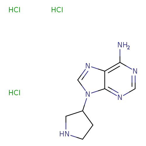 9-(pyrrolidin-3-yl)-9H-purin-6-amine trihydrochloride