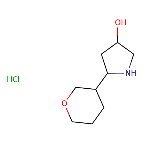 5-(oxan-3-yl)pyrrolidin-3-ol hydrochloride