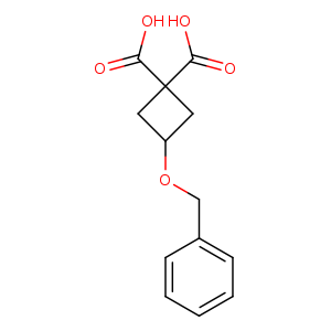 3-(Phenylmethoxy)-1,1-cyclobutanedicarboxylic acid