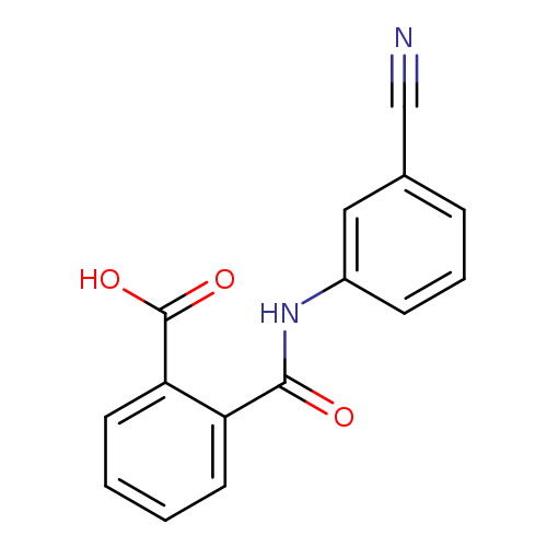 2-[(3-cyanoanilino)carbonyl]benzoic acid