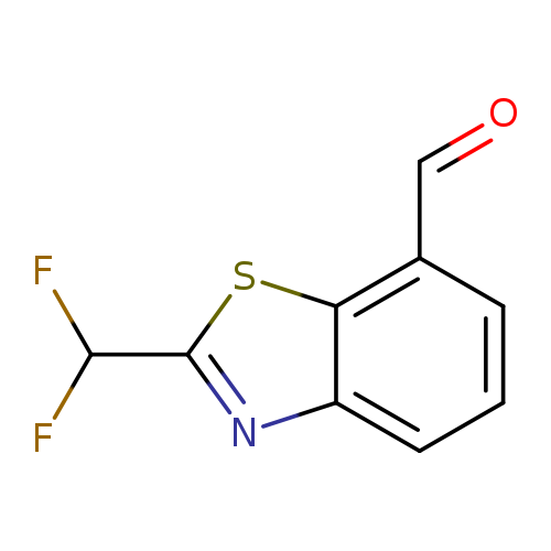 2-(difluoromethyl)-1,3-benzothiazole-7-carbaldehyde