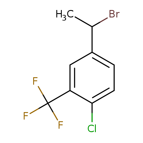 4-(1-bromoethyl)-1-chloro-2-(trifluoromethyl)benzene