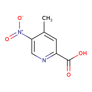 2-​Pyridinecarboxylic acid, 4-​methyl-​5-​nitro-