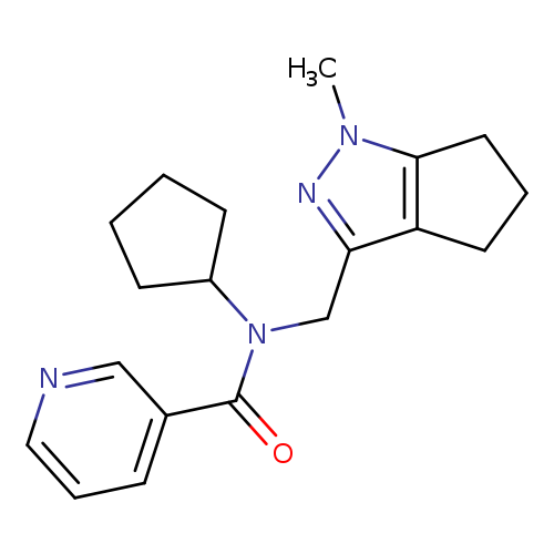 N-cyclopentyl-N-({1-methyl-1H,4H,5H,6H-cyclopenta[c]pyrazol-3-yl}methyl)pyridine-3-carboxamide