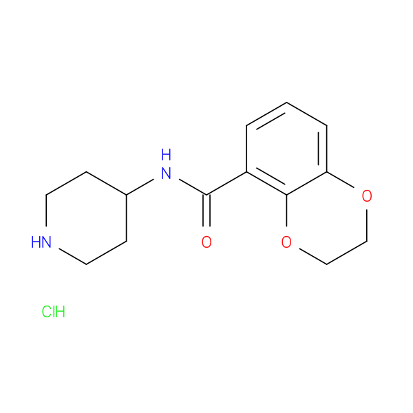 N-(Piperidin-4-yl)-2,3-dihydrobenzo[b][1,4]dioxine-5-carboxamide hydrochloride