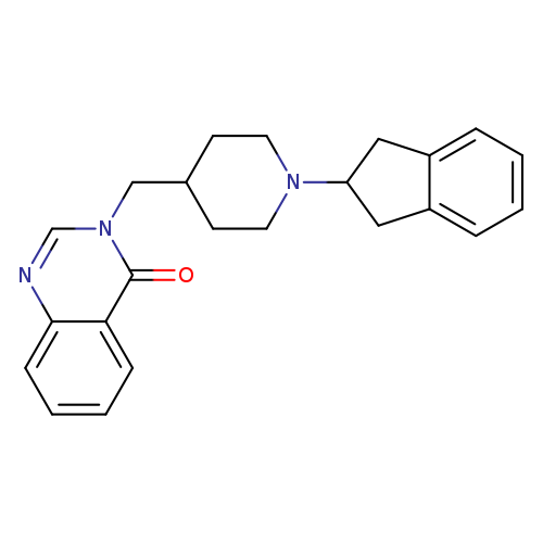 3-{[1-(2,3-dihydro-1H-inden-2-yl)piperidin-4-yl]methyl}-3,4-dihydroquinazolin-4-one