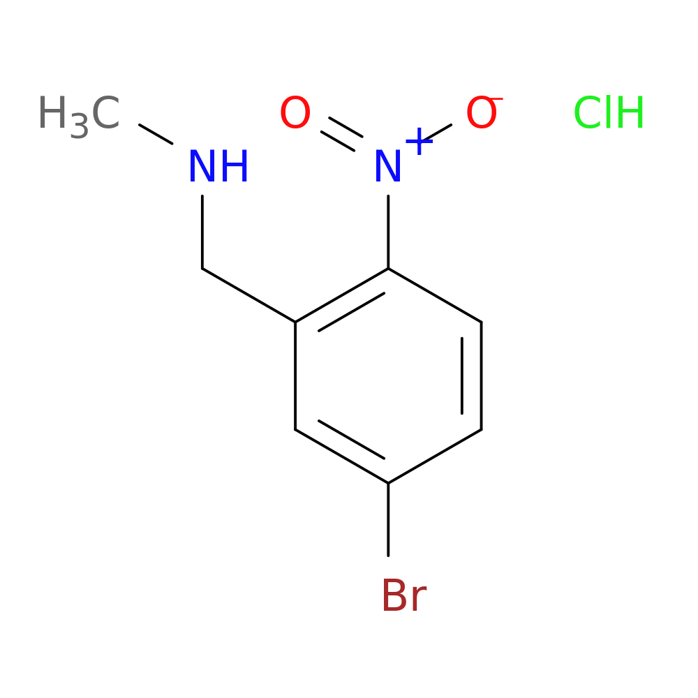 [(5-bromo-2-nitrophenyl)methyl](methyl)amine hydrochloride