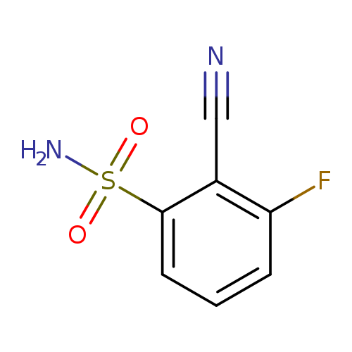 2-Cyano-3-fluorobenzene-1-sulfonamide