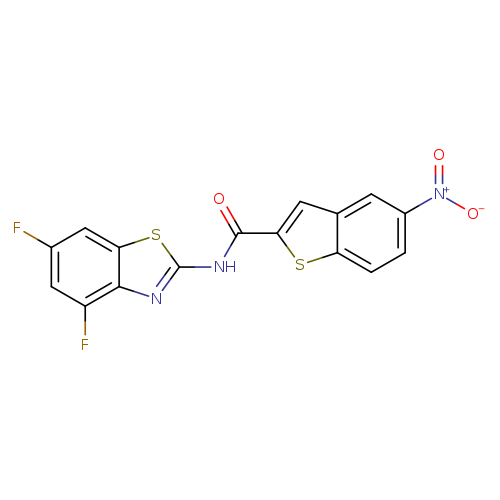 N-(4,6-difluoro-1,3-benzothiazol-2-yl)-5-nitro-1-benzothiophene-2-carboxamide