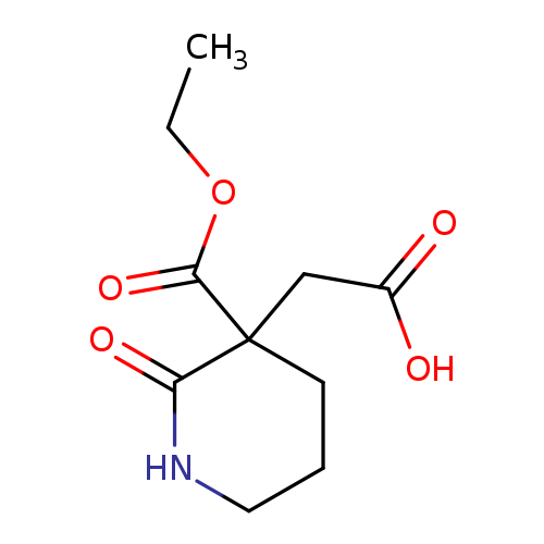2-[3-(ethoxycarbonyl)-2-oxopiperidin-3-yl]aceticacid