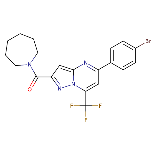 2-(1-azepanylcarbonyl)-5-(4-bromophenyl)-7-(trifluoromethyl)pyrazolo[1,5-a]pyrimidine