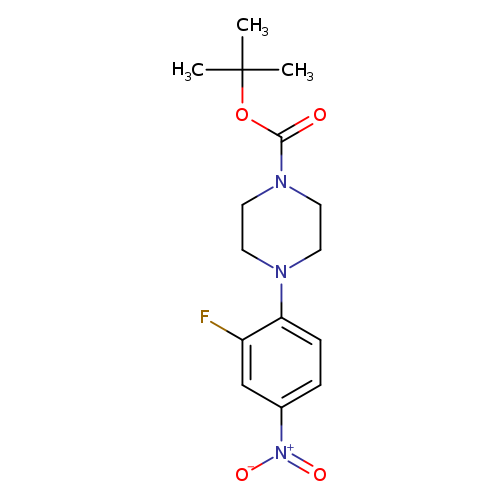 tert-Butyl 4-(2-fluoro-4-nitrophenyl)piperazine-1-carboxylate