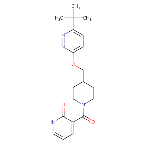 3-(4-{[(6-tert-butylpyridazin-3-yl)oxy]methyl}piperidine-1-carbonyl)-1,2-dihydropyridin-2-one