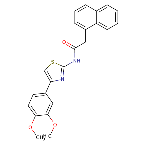 N-[4-(3,4-dimethoxyphenyl)-1,3-thiazol-2-yl]-2-(naphthalen-1-yl)acetamide