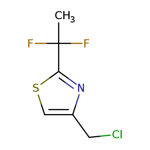 4-(chloromethyl)-2-(1,1-difluoroethyl)-1,3-thiazole