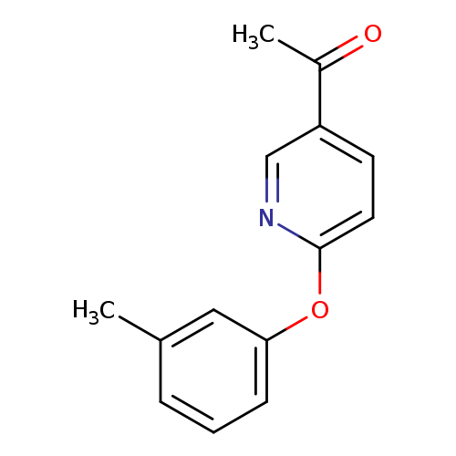 1-(6-(M-TOLYLOXY)PYRIDIN-3-YL)ETHAN-1-ONE
