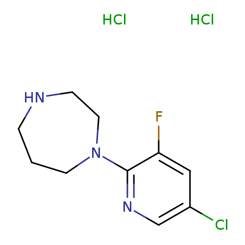 1-(5-chloro-3-fluoropyridin-2-yl)-1,4-diazepane dihydrochloride