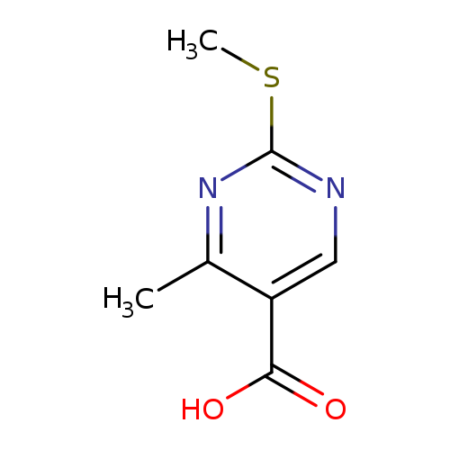 5-Pyrimidinecarboxylicacid, 4-methyl-2-(methylthio)-
