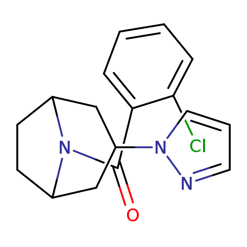 8-(2-chlorobenzoyl)-3-(1H-pyrazol-1-yl)-8-azabicyclo[3.2.1]octane