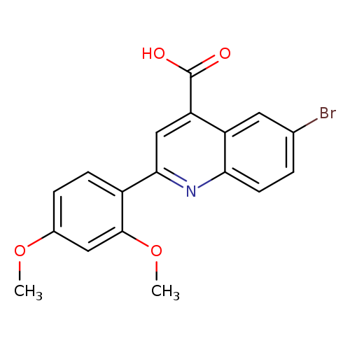 6-Bromo-2-(2,4-dimethoxyphenyl)quinoline-4-carboxylic acid