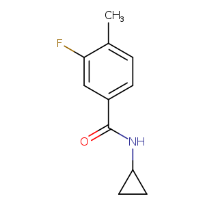 N-cyclopropyl-3-fluoro-4-methylbenzamide