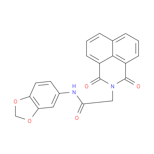 N-(2H-1,3-benzodioxol-5-yl)-2-{2,4-dioxo-3-azatricyclo[7.3.1.0^{5,13}]trideca-1(12),5,7,9(13),10-pentaen-3-yl}acetamide