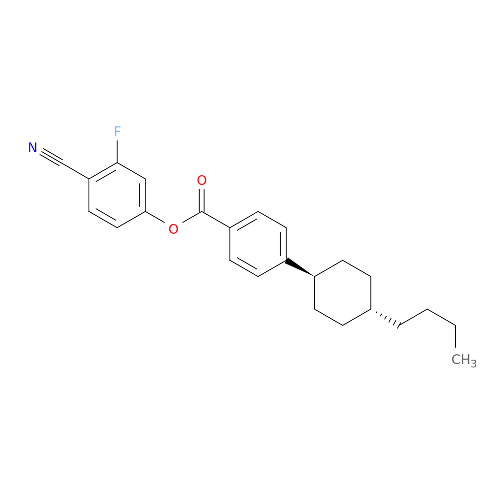 4-CYANO-3-FLUOROPHENYL 4-(TRANS-4-BUTYLCYCLOHEXYL)-BENZOATE