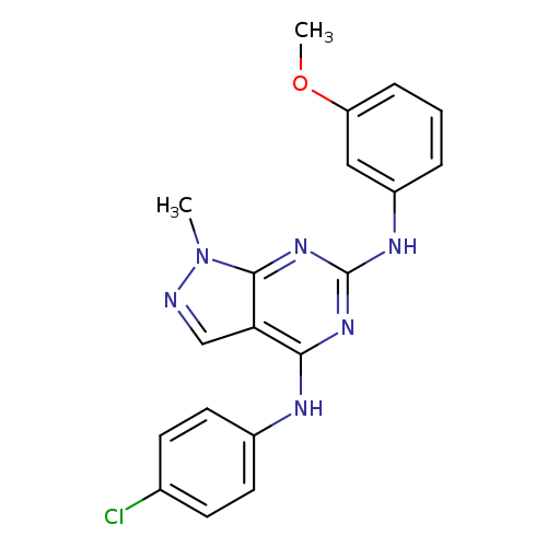 N4-(4-chlorophenyl)-N6-(3-methoxyphenyl)-1-methyl-1H-pyrazolo[3,4-d]pyrimidine-4,6-diamine