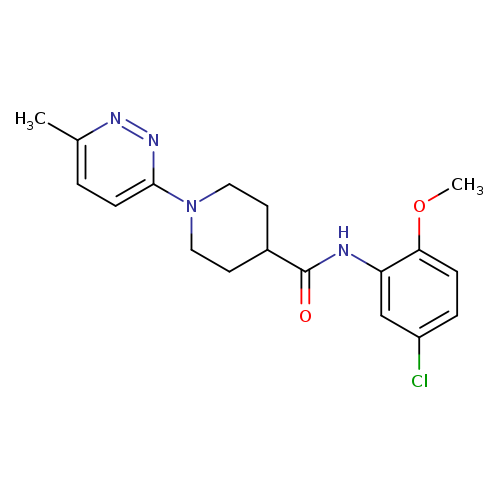 N-(5-chloro-2-methoxyphenyl)-1-(6-methylpyridazin-3-yl)piperidine-4-carboxamide