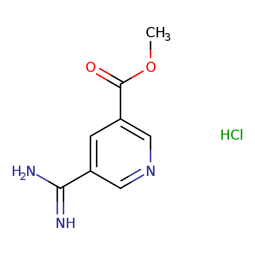 methyl 5-carbamimidoylpyridine-3-carboxylate hydrochloride