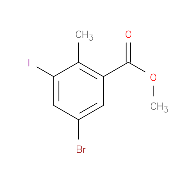 methyl 5-bromo-3-iodo-2-methylbenzoate