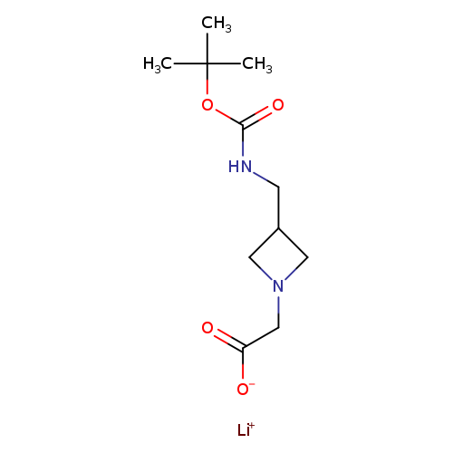 lithium(1+)2-[3-({[(tert-butoxy)carbonyl]amino}methyl)azetidin-1-yl]acetate