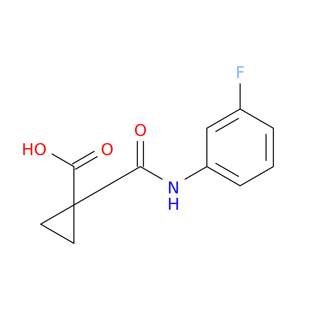 1-[(3-FLUOROPHENYL)CARBAMOYL]CYCLOPROPANE-1-CARBOXYLIC ACID