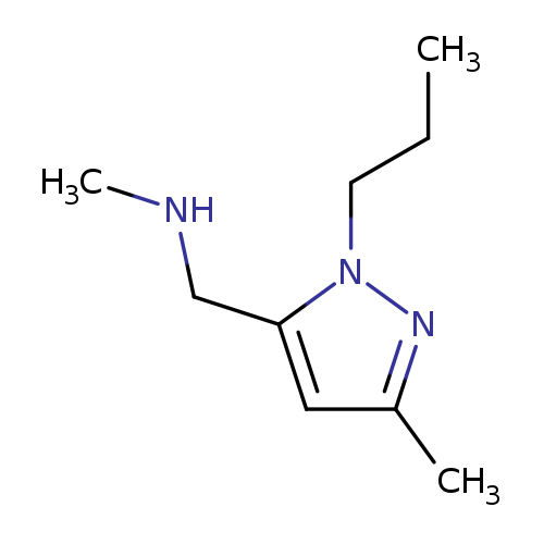 N-Methyl-1-(3-methyl-1-propyl-1h-pyrazol-5-yl)methanamine