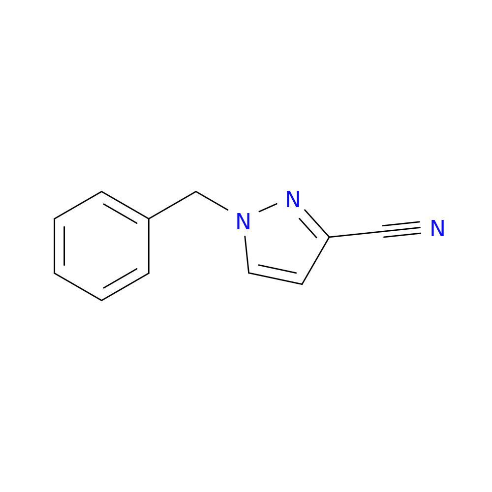 1-Benzylpyrazole-3-carbonitrile