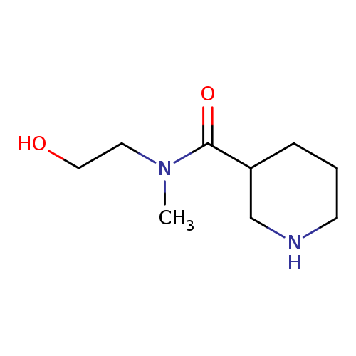 N-(2-hydroxyethyl)-N-methylpiperidine-3-carboxamide