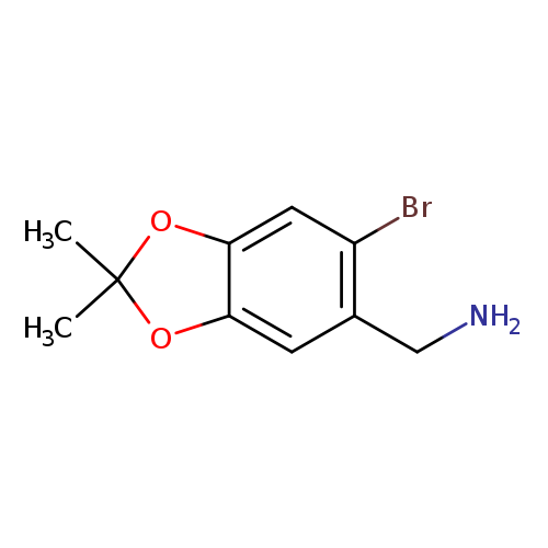 (6-bromo-2,2-dimethyl-1,3-dioxaindan-5-yl)methanamine
