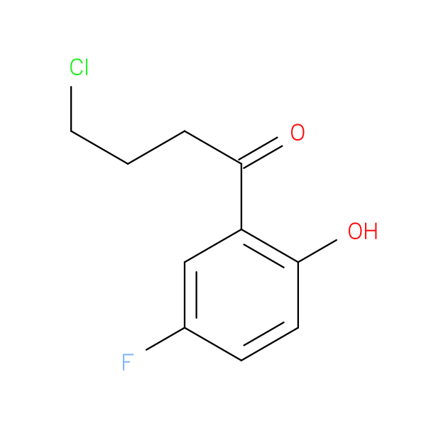 4-chloro-1-(5-fluoro-2-hydroxyphenyl)butan-1-one
