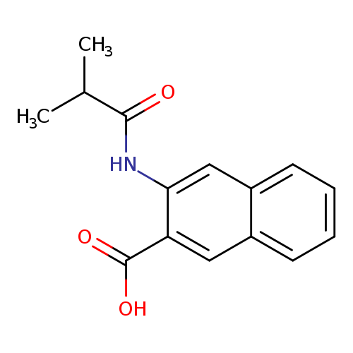 3-(2-Methylpropanamido)naphthalene-2-carboxylic acid