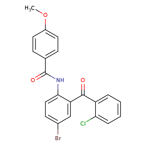 N-[4-bromo-2-(2-chlorobenzoyl)phenyl]-4-methoxybenzamide