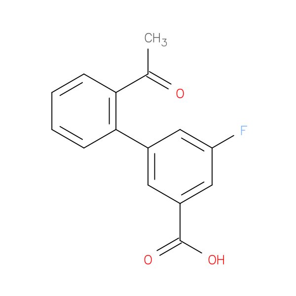 3-(2-Acetylphenyl)-5-fluorobenzoic acid