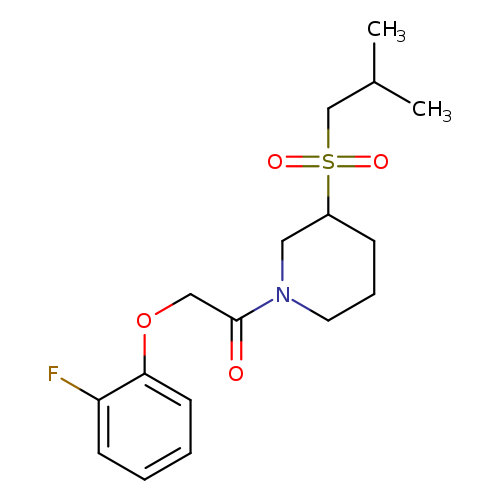 2-(2-fluorophenoxy)-1-[3-(2-methylpropanesulfonyl)piperidin-1-yl]ethan-1-one