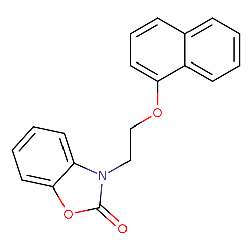 3-[2-(naphthalen-1-yloxy)ethyl]-2,3-dihydro-1,3-benzoxazol-2-one