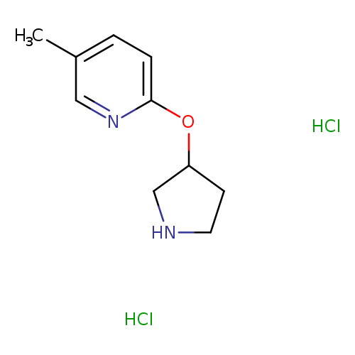 5-methyl-2-(pyrrolidin-3-yloxy)pyridine dihydrochloride