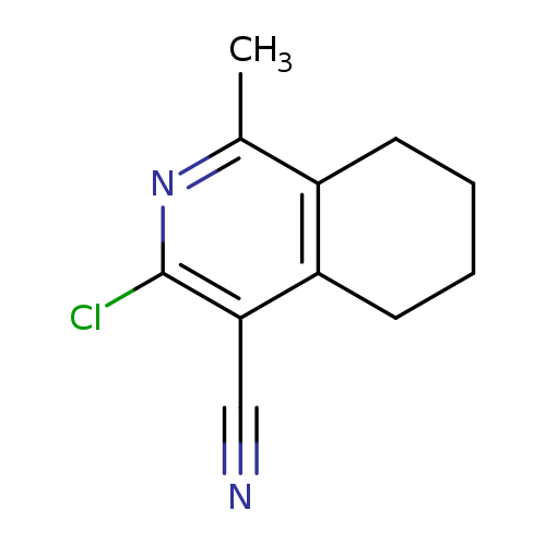 3-Chloro-1-methyl-5,6,7,8-tetrahydroisoquinoline-4-carbonitrile
