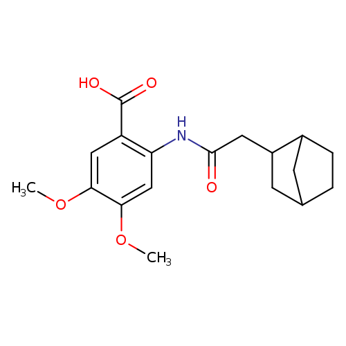 2-(2-{bicyclo[2.2.1]heptan-2-yl}acetamido)-4,5-dimethoxybenzoic acid