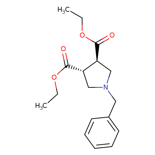 Diethyl (3R,4R)-1-benzylpyrrolidine-3,4-dicarboxylate
