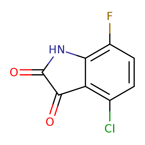 4-Chloro-7-fluoro-2,3-dihydro-1h-indole-2,3-dione