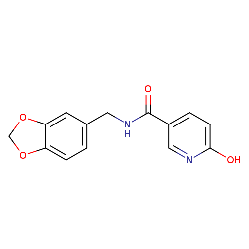 N-[(2H-1,3-benzodioxol-5-yl)methyl]-6-hydroxypyridine-3-carboxamide